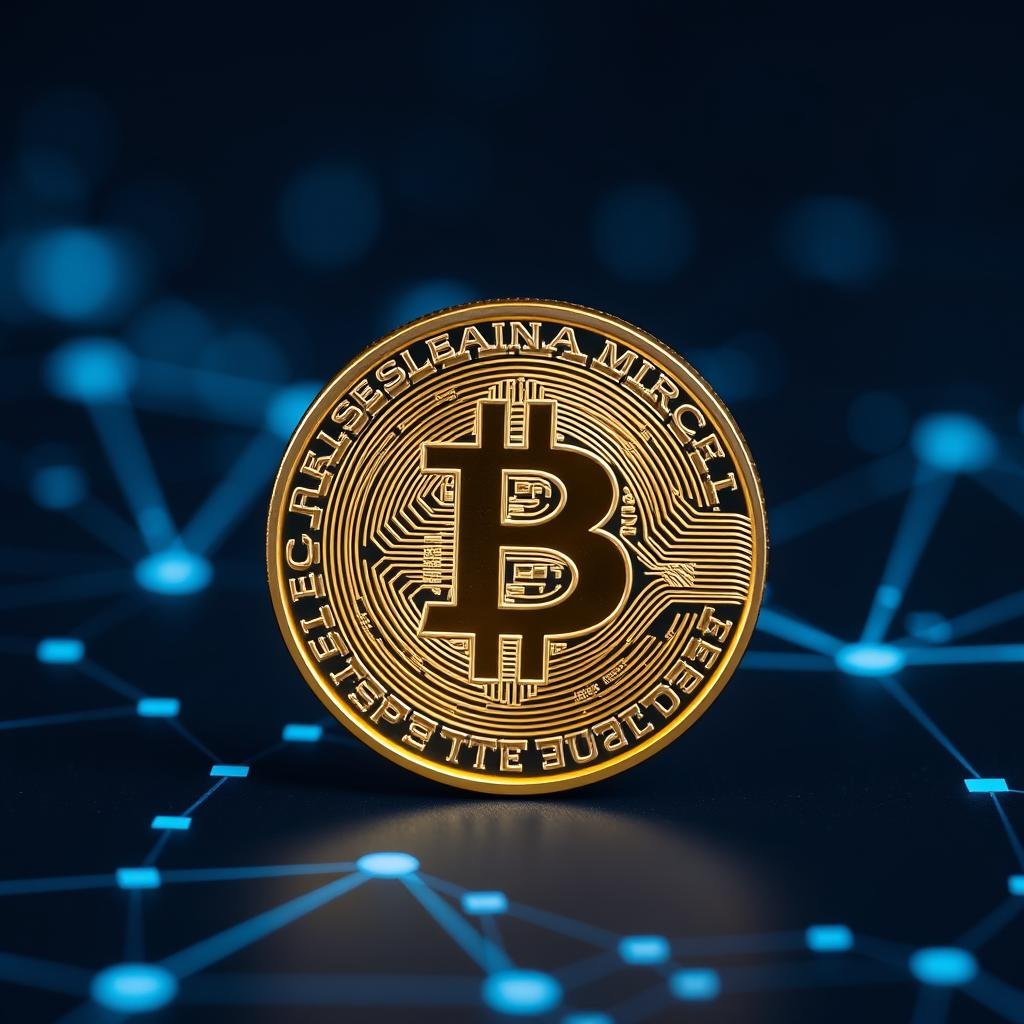 Bitcoin physical coin representing cryptocurrency as an emerging safe haven asset for IRA diversification