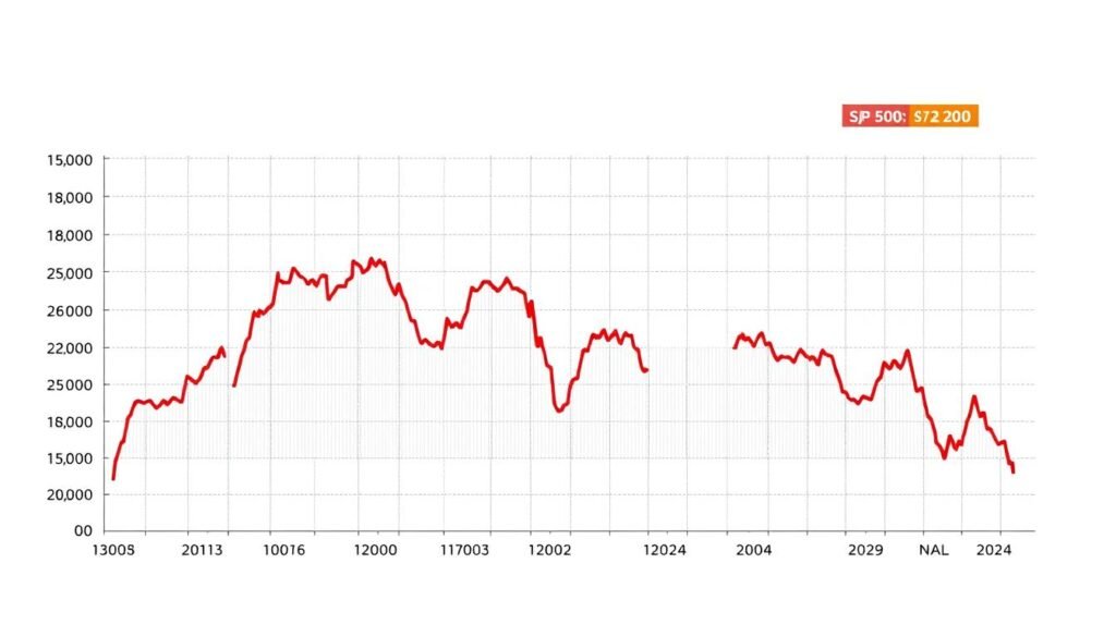 Chart showing gold price performance during the 2008 and 2020 recessions compared to stock market indices