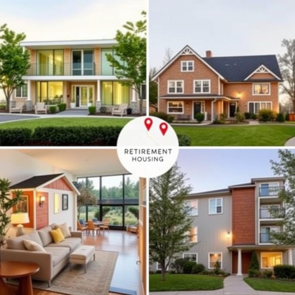 Lifestyle pillar of holistic retirement planning showing housing options