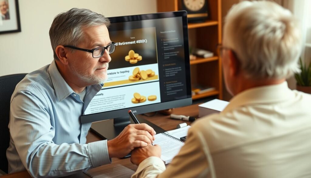 Person researching answers to common questions about Gold IRA vs 401k options