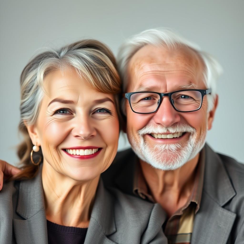 Portrait of retired couple who invested primarily in gold IRAs Portrait of retired couple who invested primarily in gold IRAs