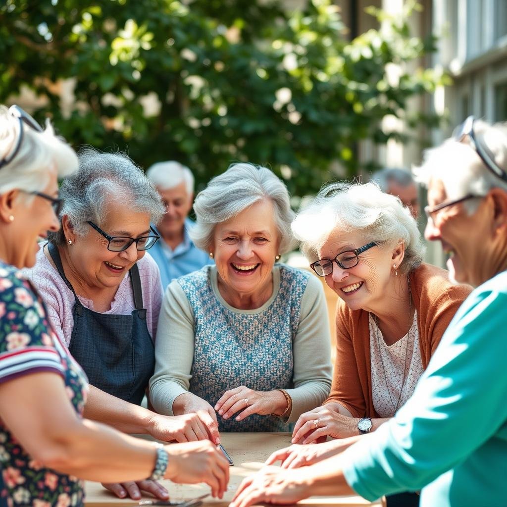 Purpose pillar of holistic retirement planning showing social connections
