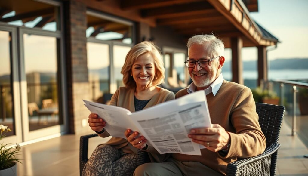Retired couple enjoying financial freedom after optimal retirement planning comparing Roth 401k vs 401k strategies