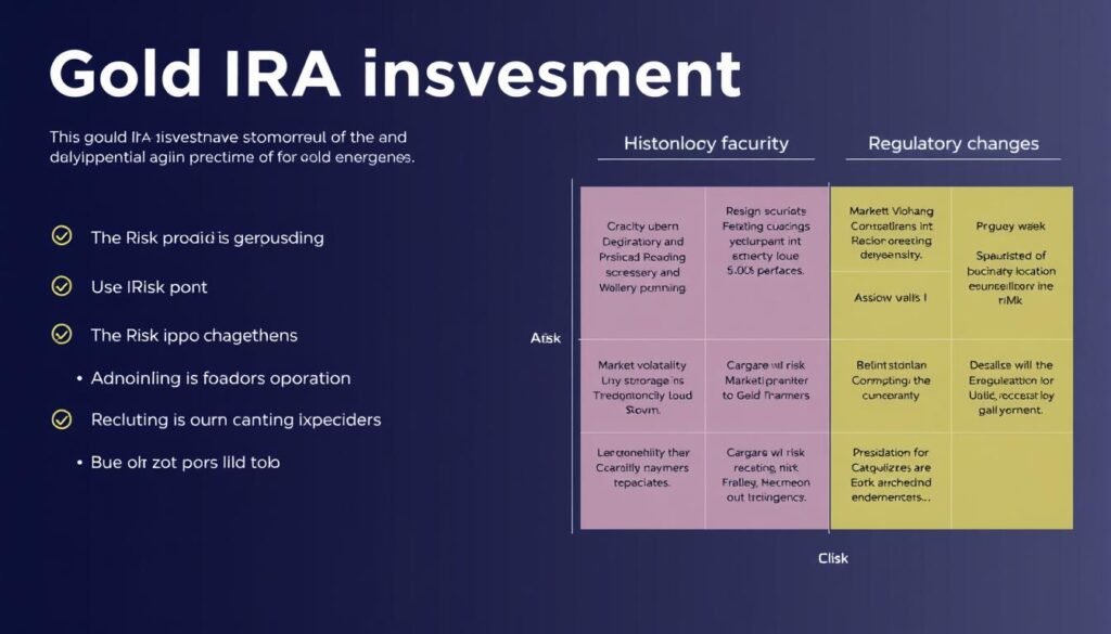 Risk assessment diagram for Gold IRA investments