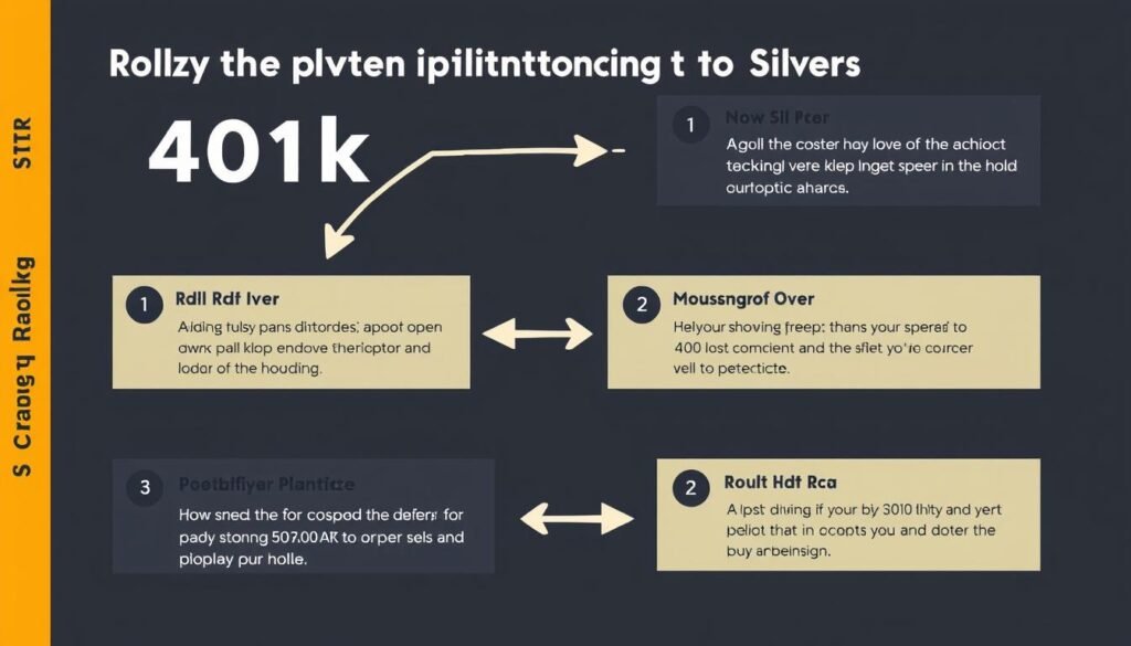 Step-by-step process of rolling over 401k to Silver IRA