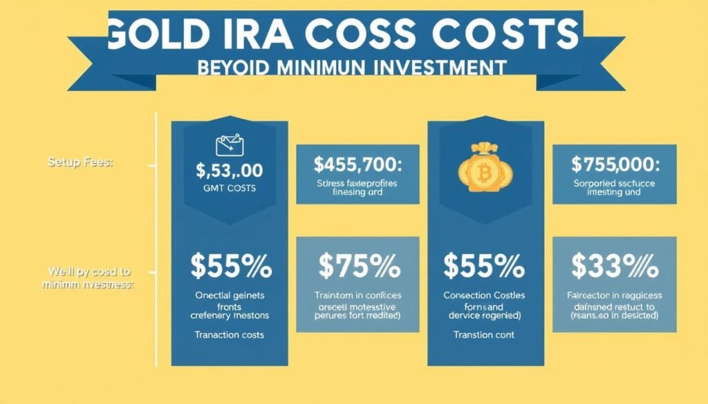 Additional costs associated with Gold IRAs beyond the minimum investment requirement
