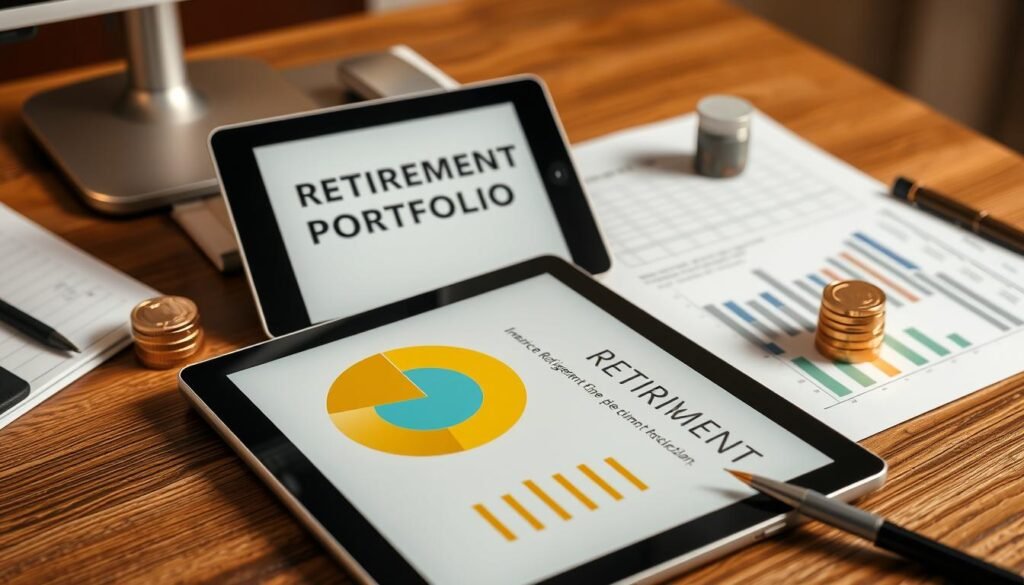 Balanced retirement portfolio with optimal gold IRA allocation