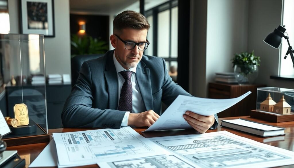 Business owner considering using gold IRA to fund small business real estate investment