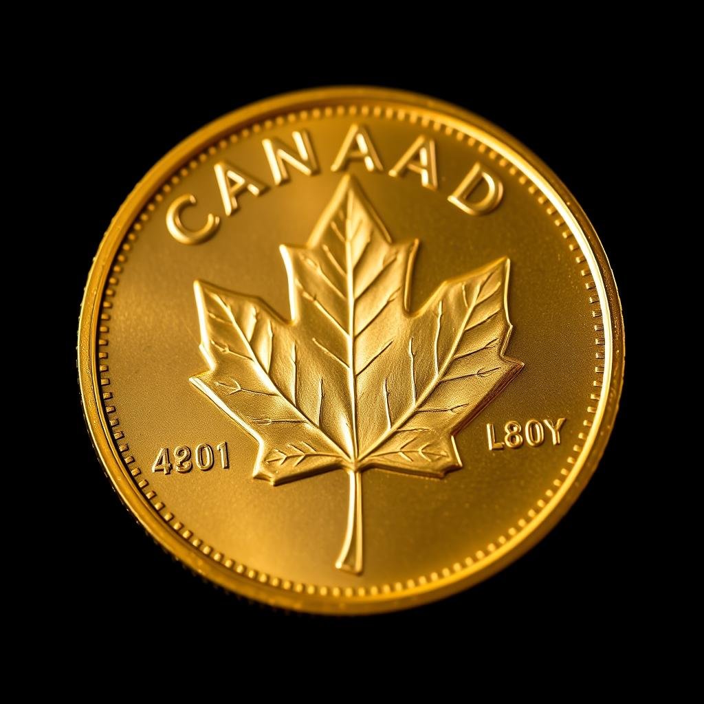 Canadian Gold Maple Leaf coin, an IRA-eligible gold coin