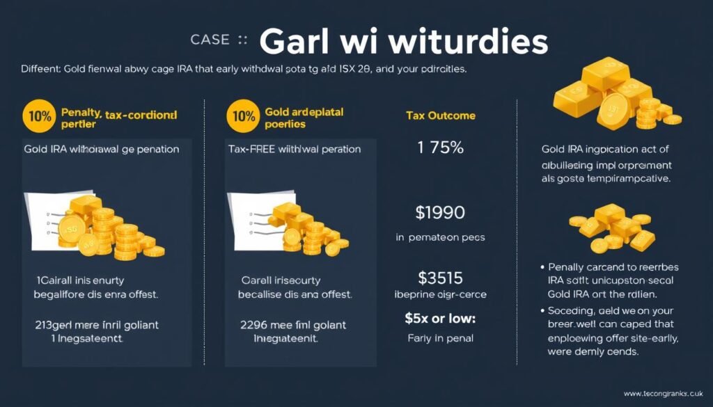 Case studies of Gold IRA early withdrawal scenarios