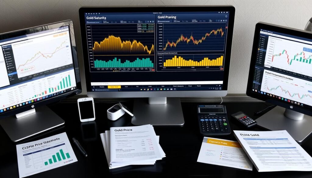 Digital and physical tools for monitoring and rebalancing a Gold IRA