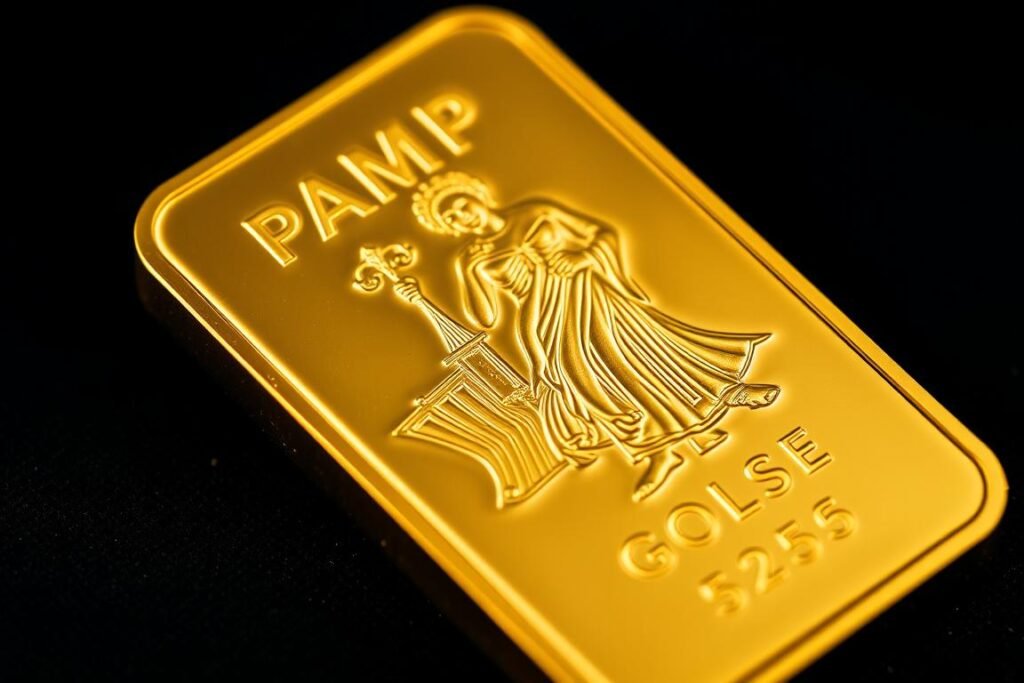 PAMP Suisse gold bar with Lady Fortuna design, IRA-eligible