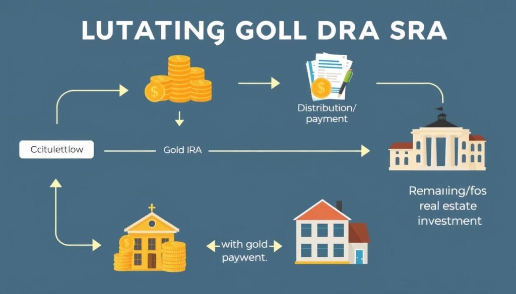 Process of liquidating gold IRA assets to fund small business real estate