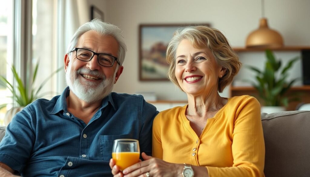 Retired couple enjoying financial security after successful Gold IRA Exit Strategy implementation