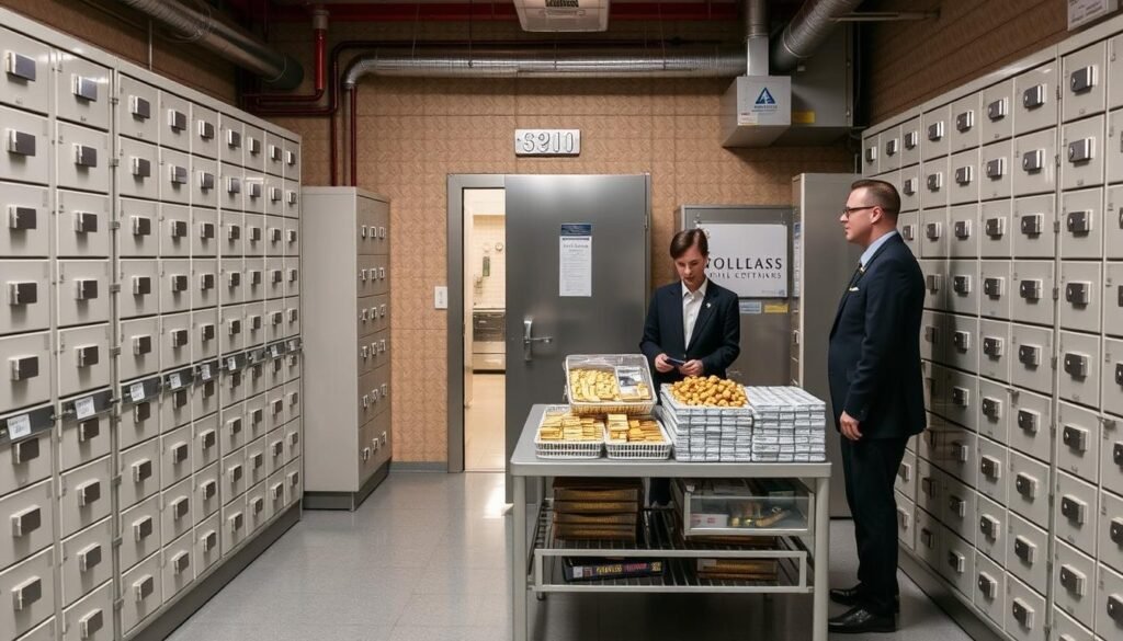 Secure depository storage facility for Gold IRA metals