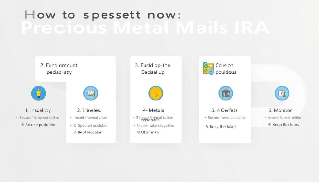 Step-by-step process for setting up a gold or silver IRA