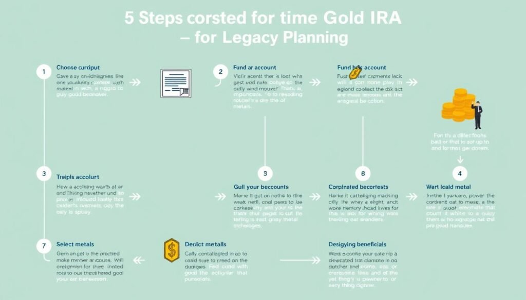 Step-by-step process of setting up a Gold IRA for legacy planning