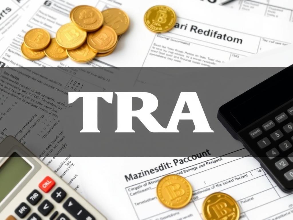 Tax documents next to Gold IRA paperwork showing tax benefits