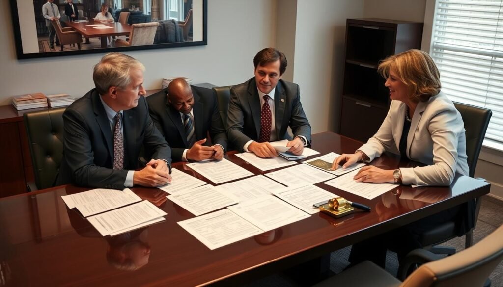 Team of professionals helping with Gold IRA legacy planning